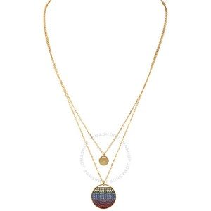 BRAND NEW SWAROVSKI Ginger Gold Plated Layered Necklace